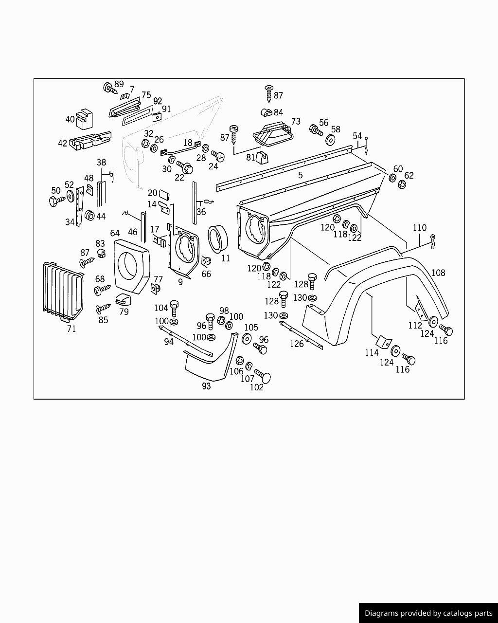 Car part diagram