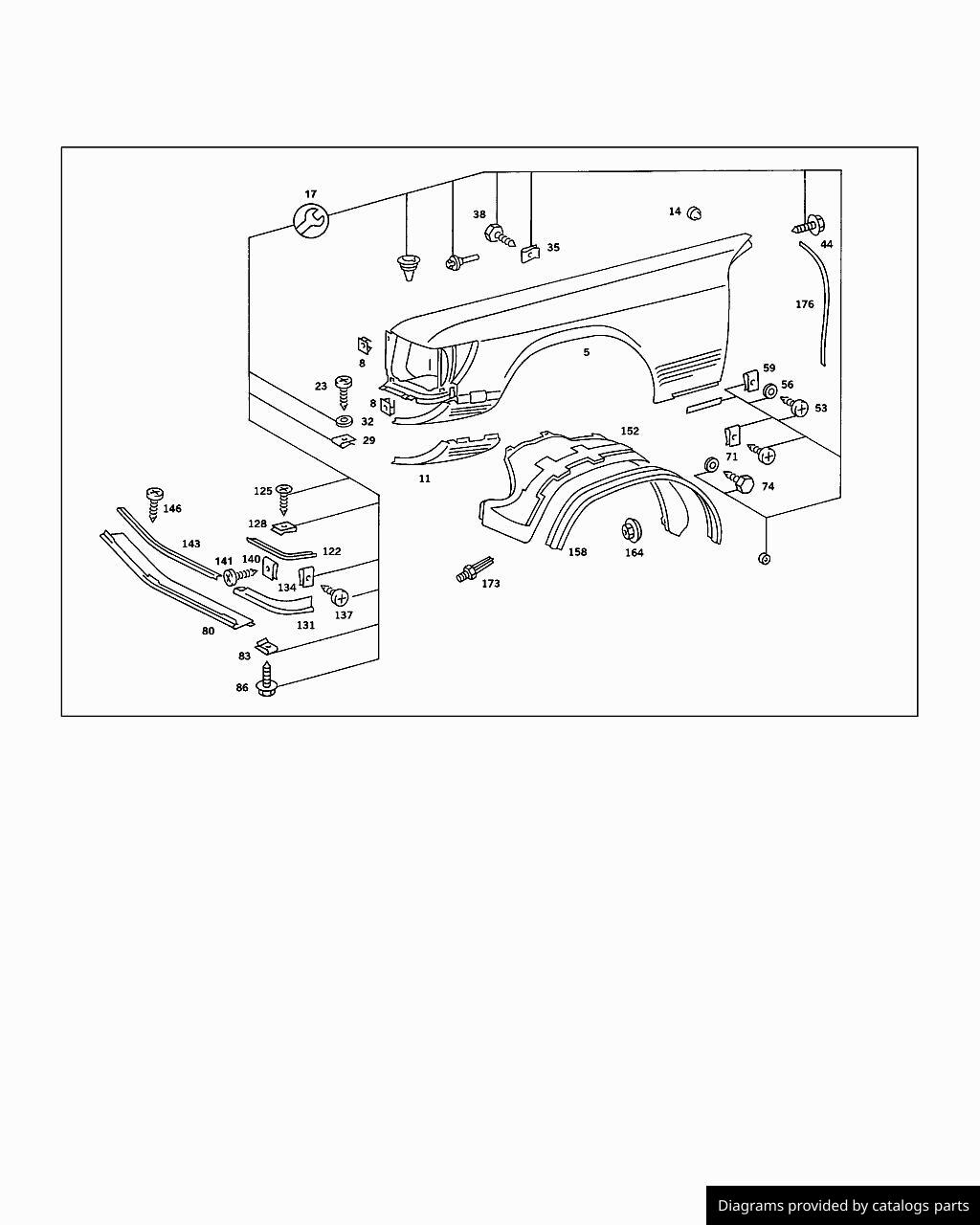 Car part diagram