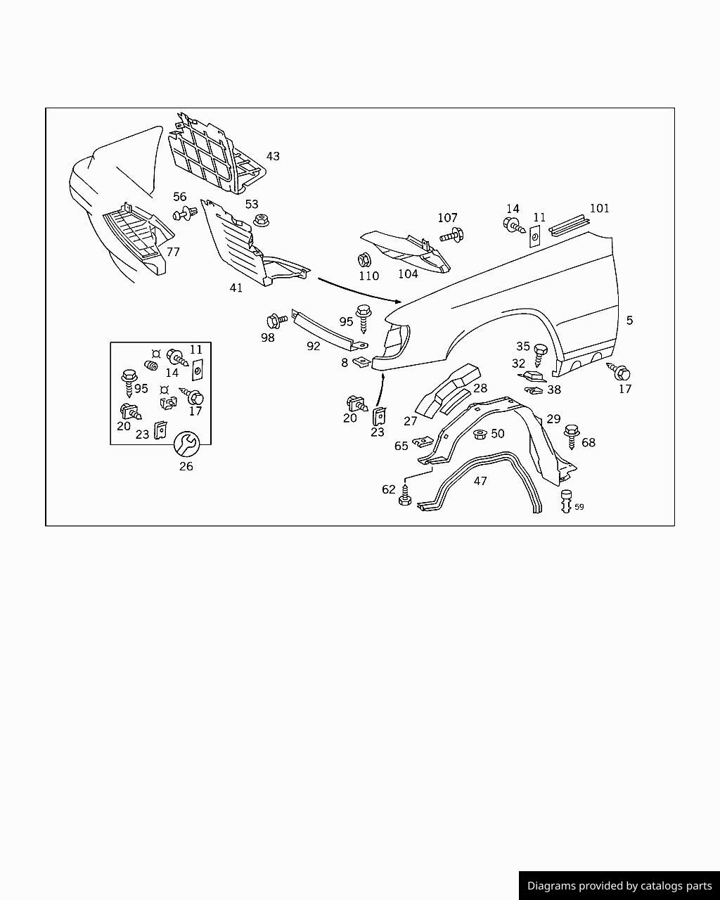 Car part diagram