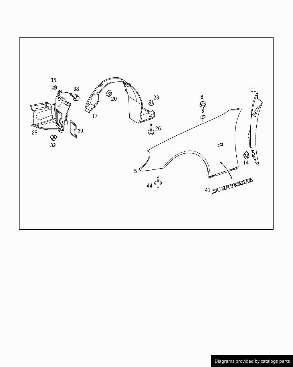 Car part diagram