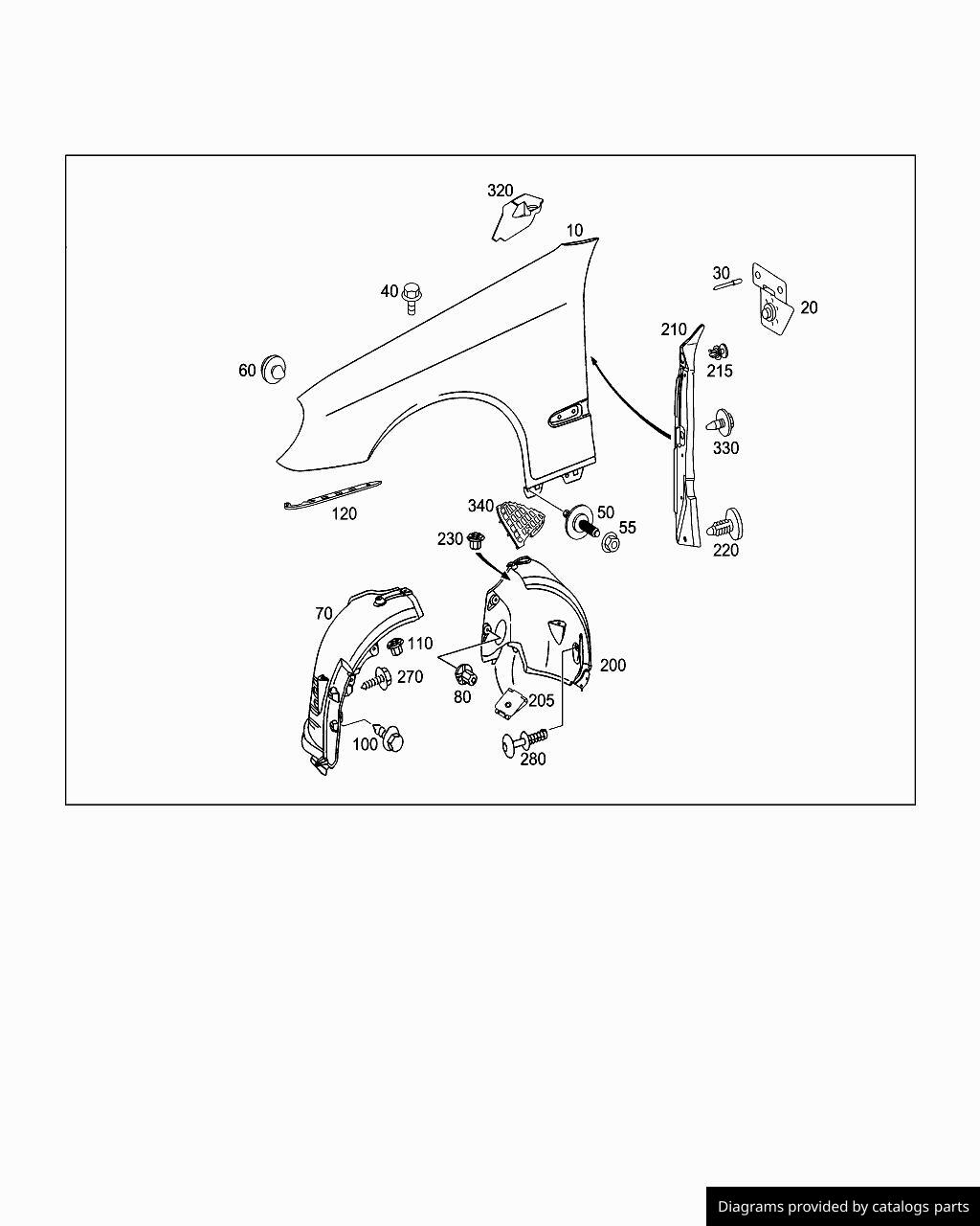 Car part diagram