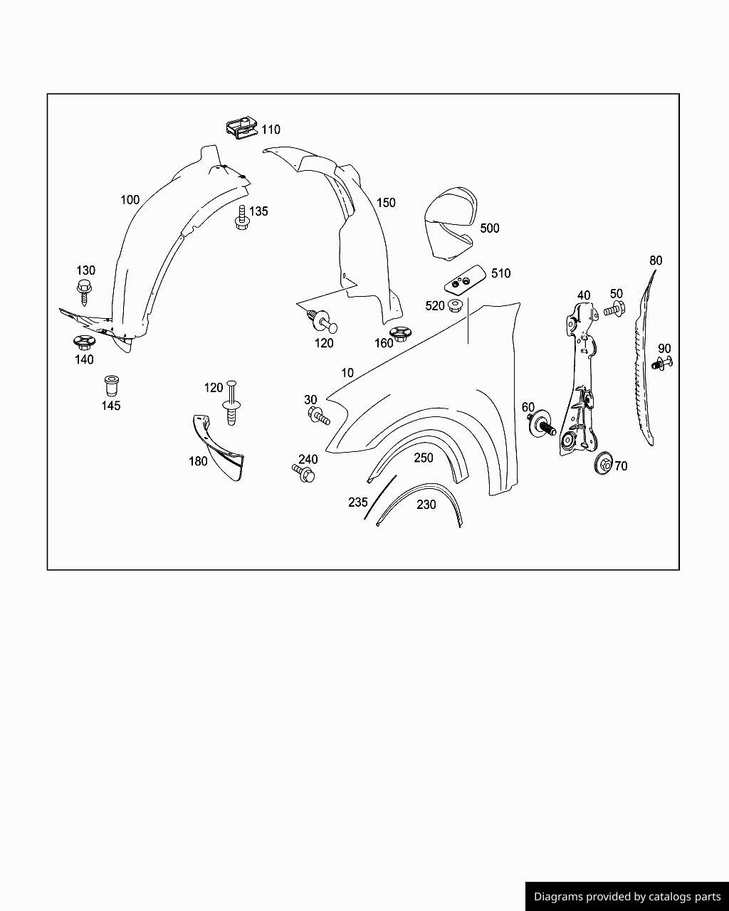 Car part diagram