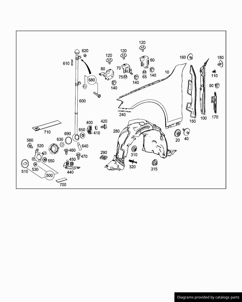 Car part diagram