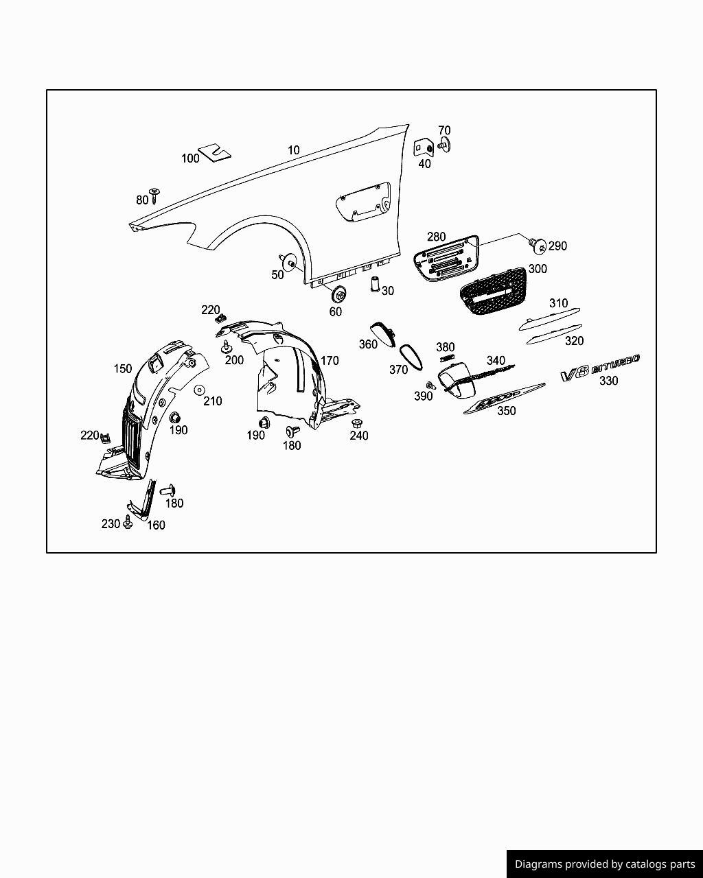 Car part diagram