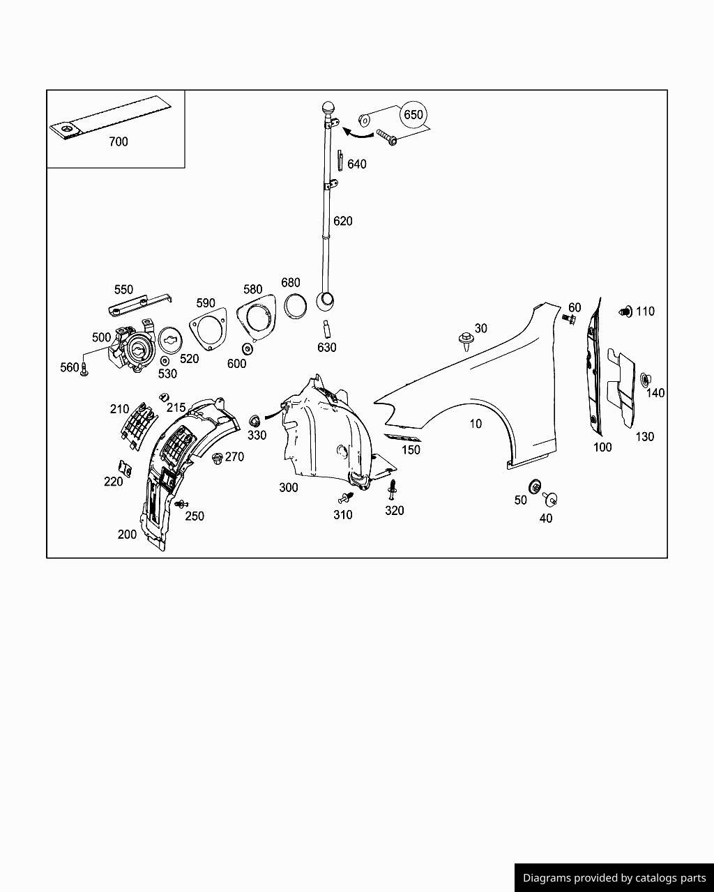 Car part diagram