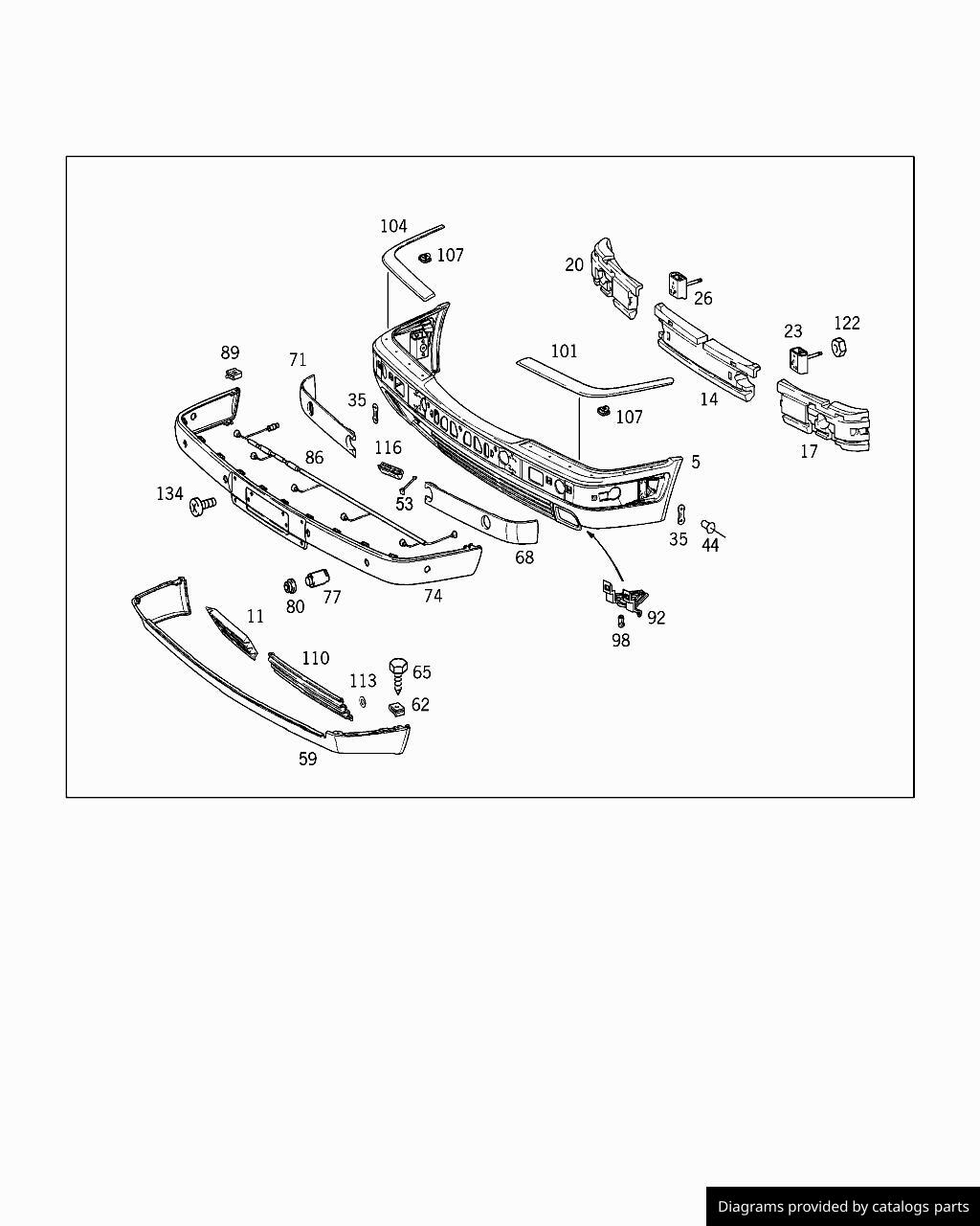 Car part diagram