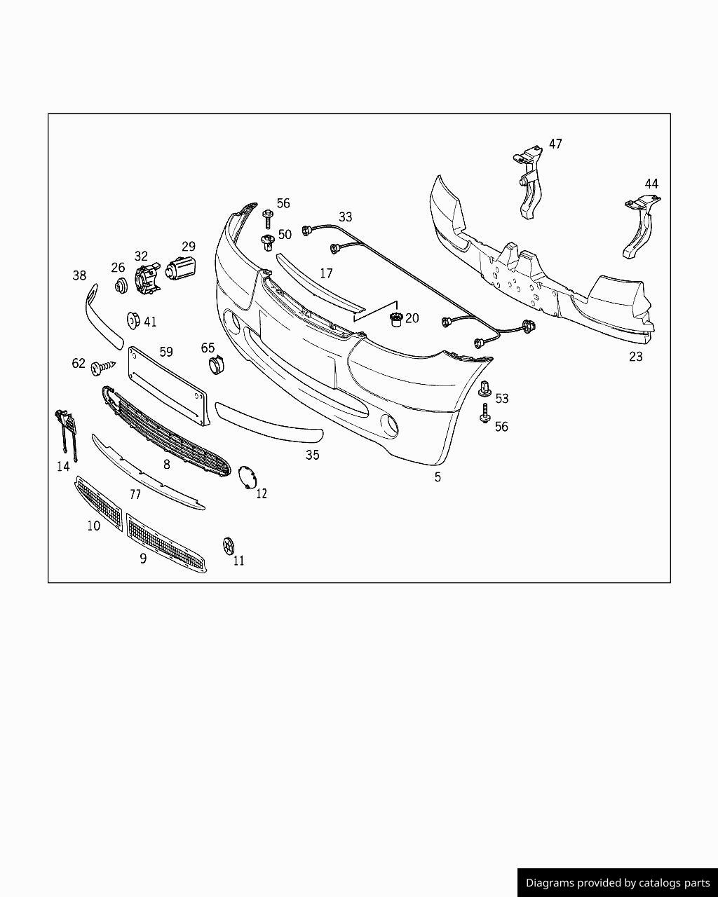 Car part diagram