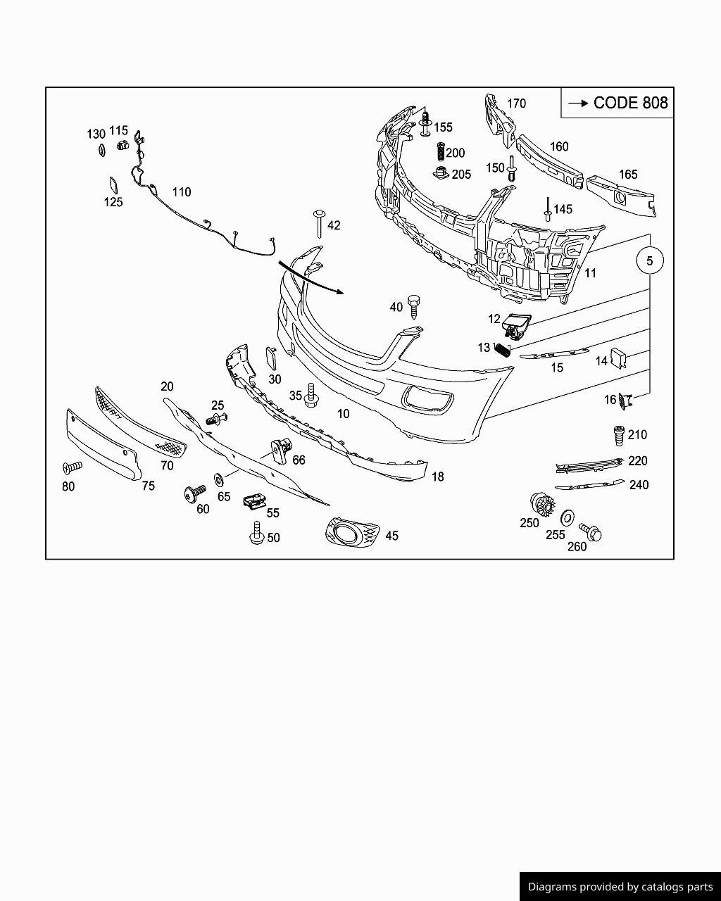 Car part diagram