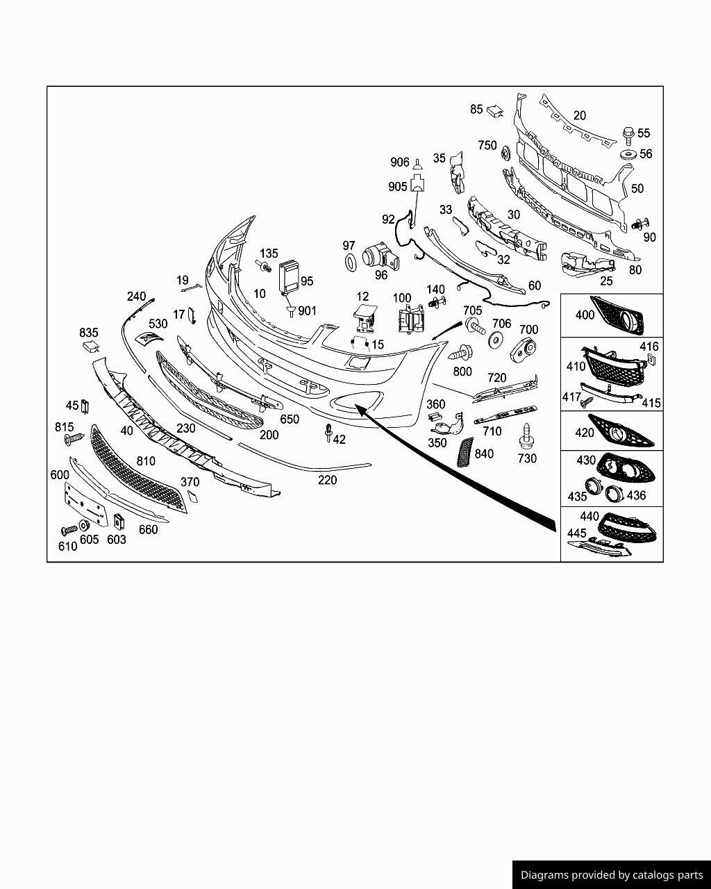 Car part diagram