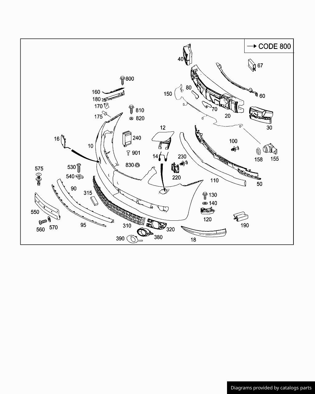 Car part diagram