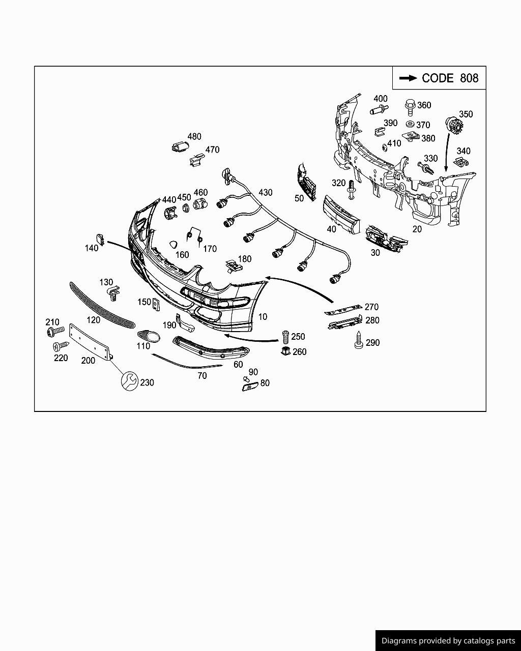 Car part diagram
