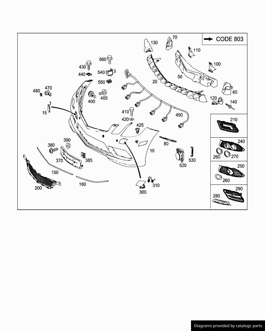 Car part diagram