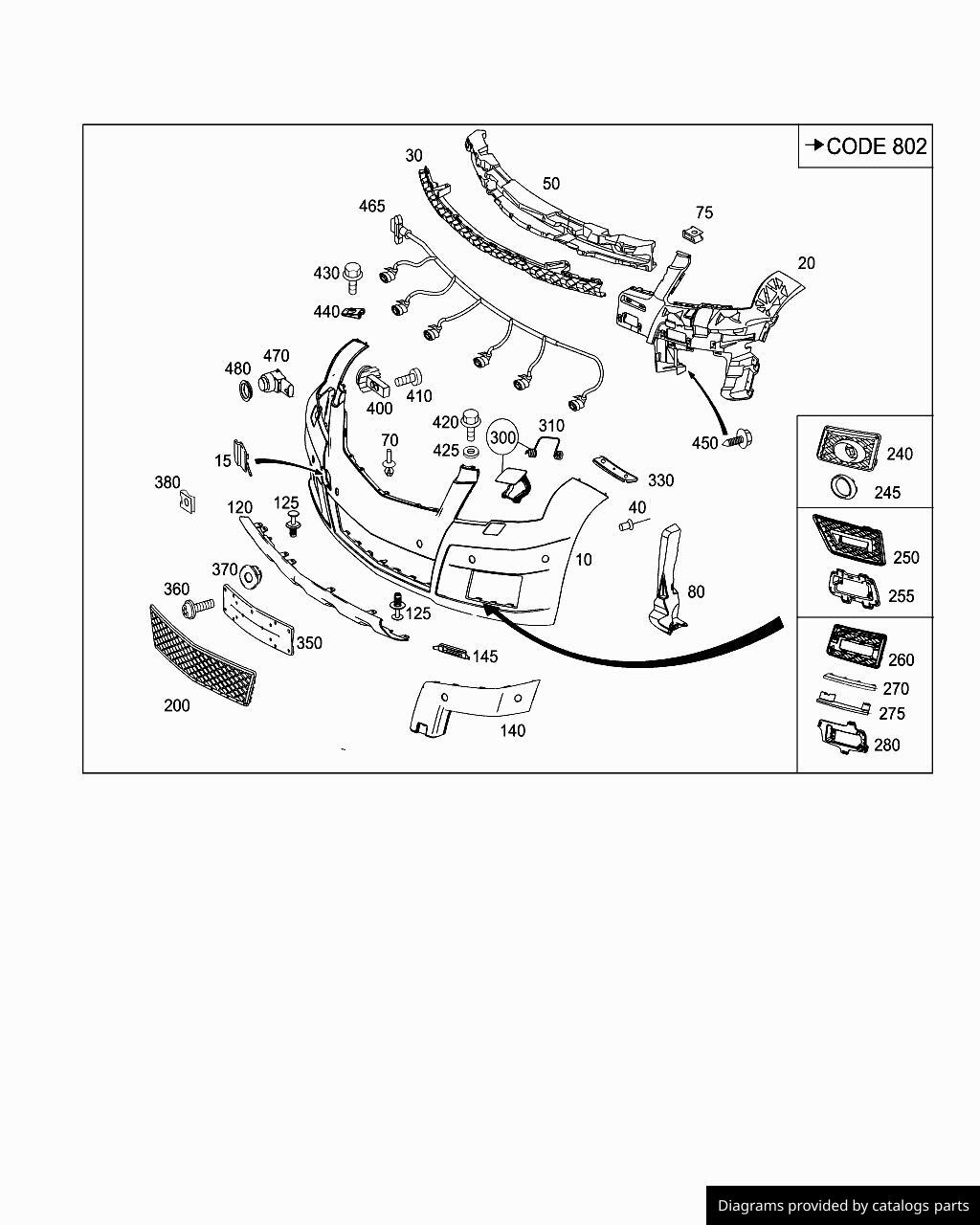Car part diagram