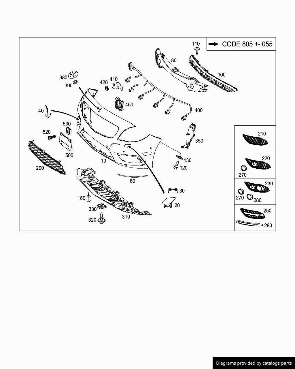 Car part diagram