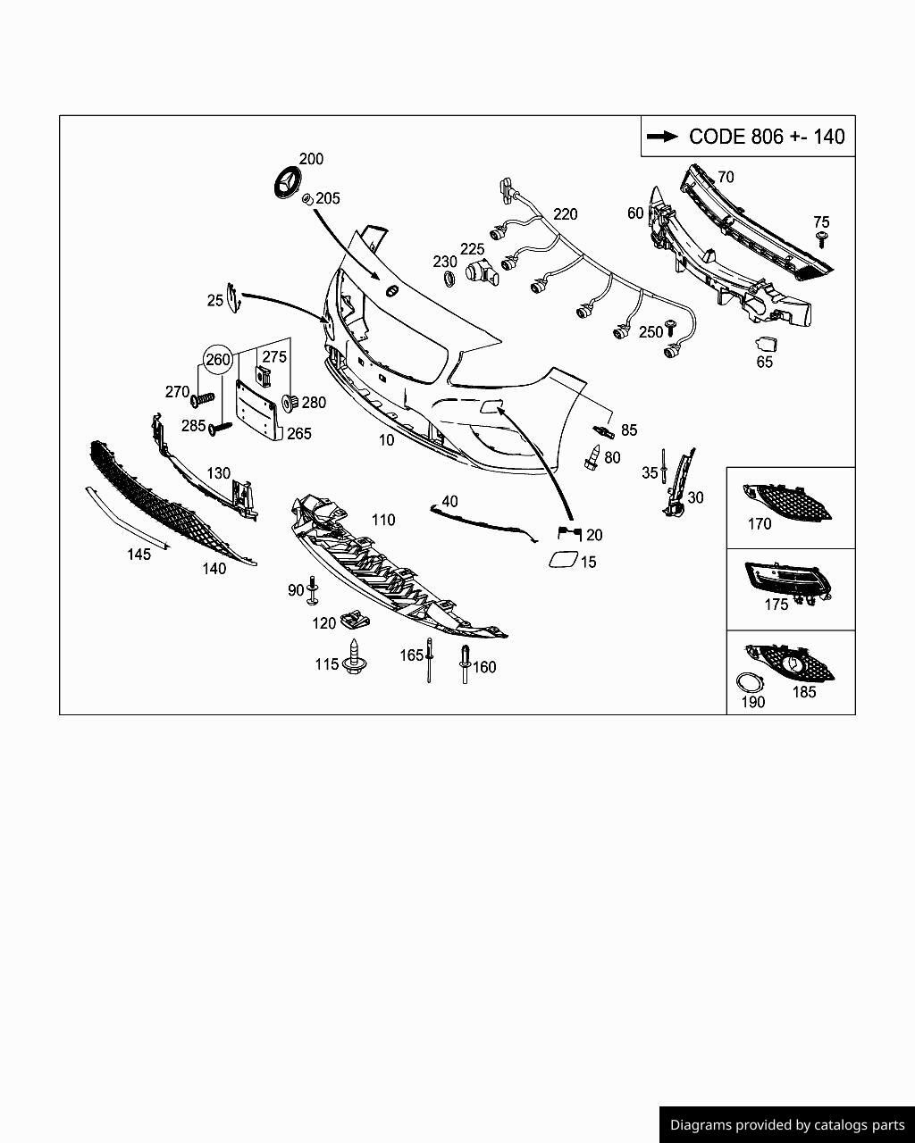 Car part diagram