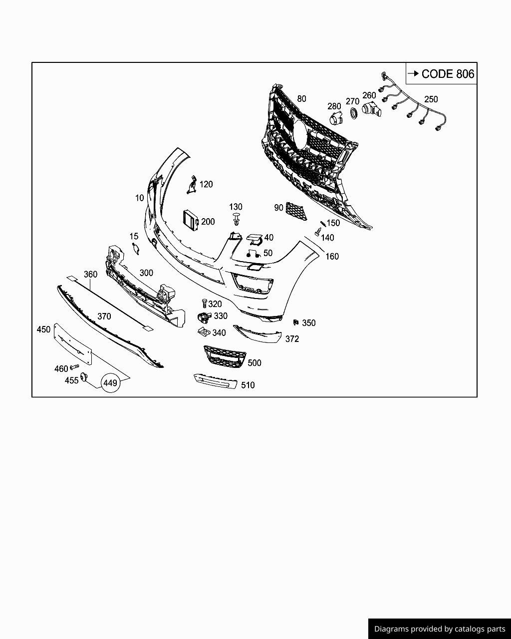 Car part diagram
