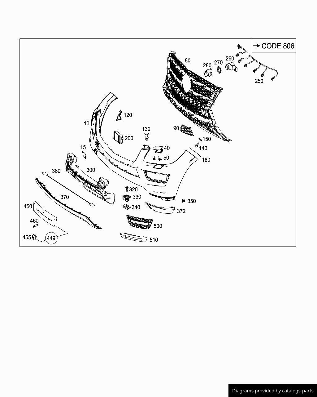 Car part diagram