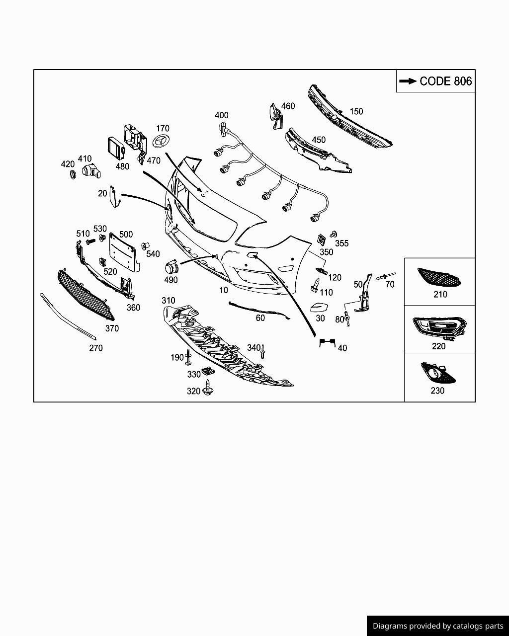 Car part diagram