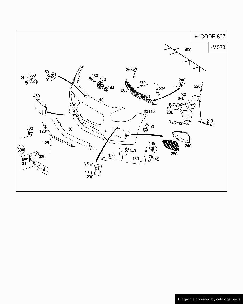 Car part diagram