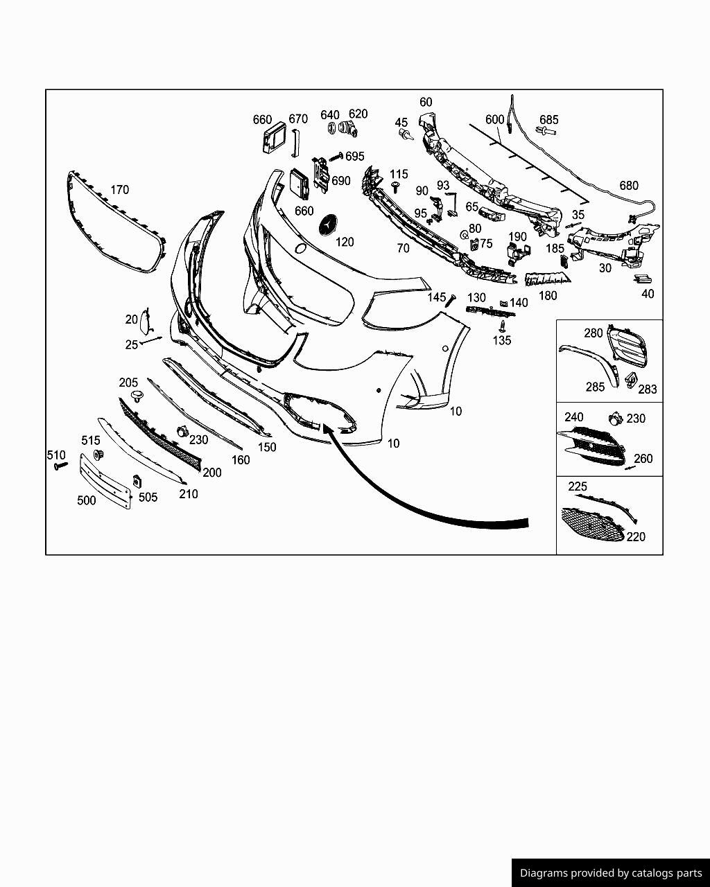 Car part diagram