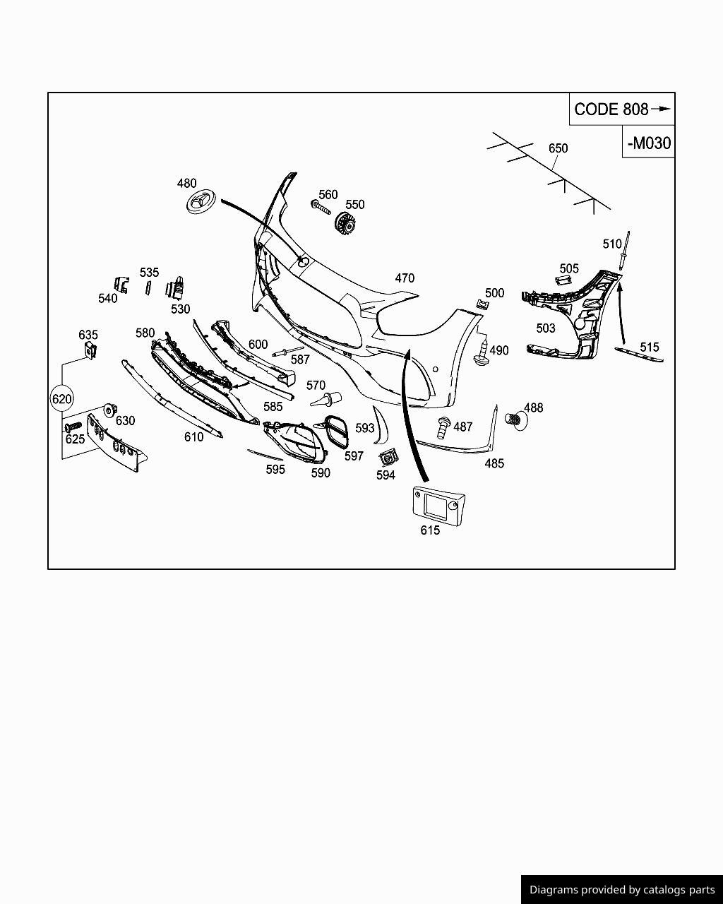 Car part diagram