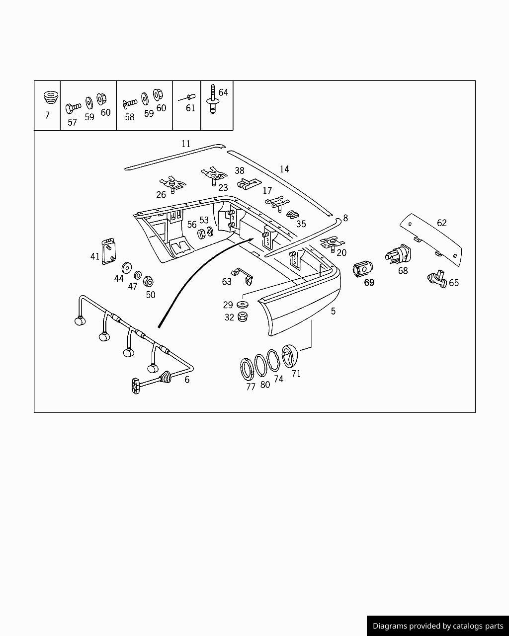 Car part diagram