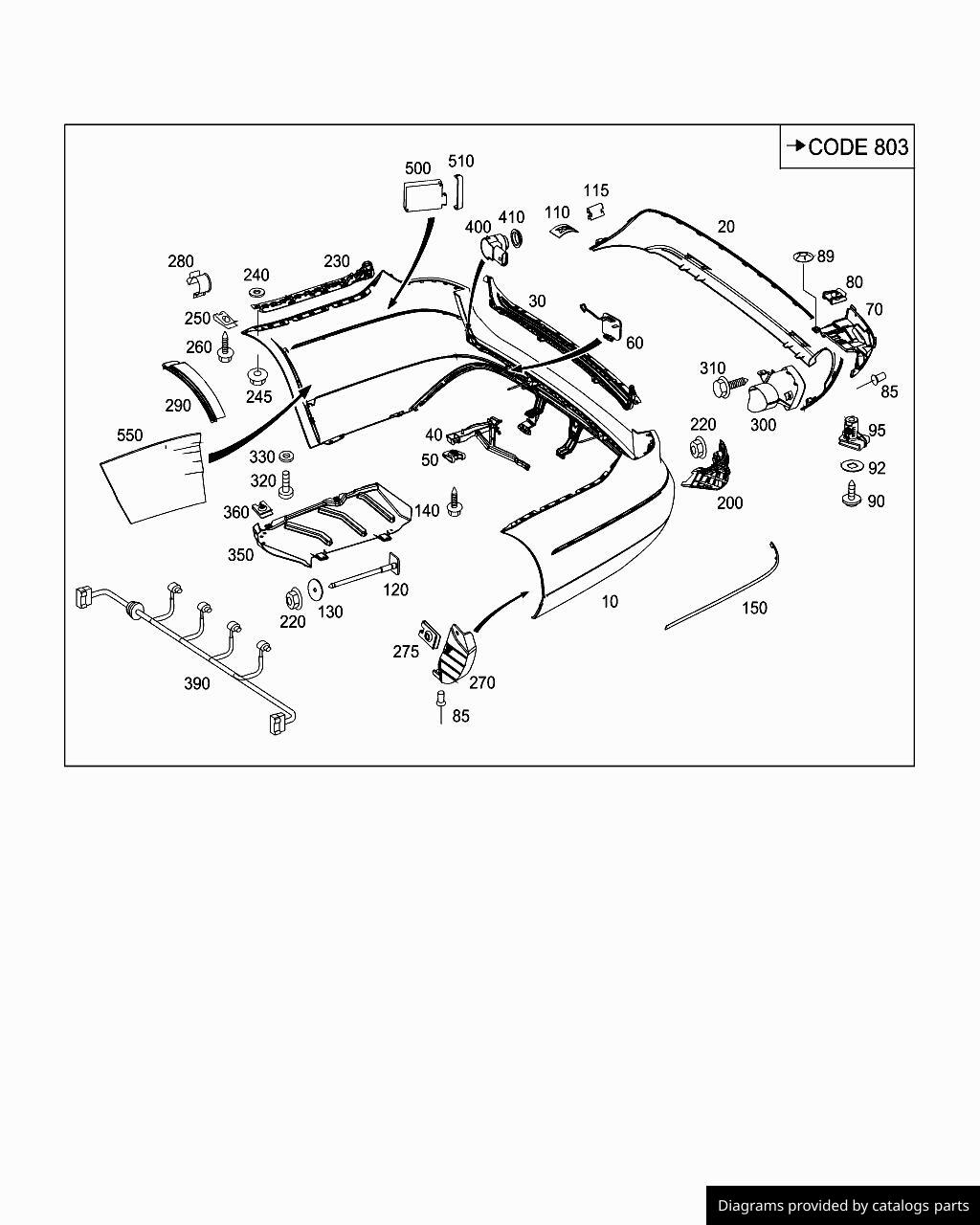 Car part diagram