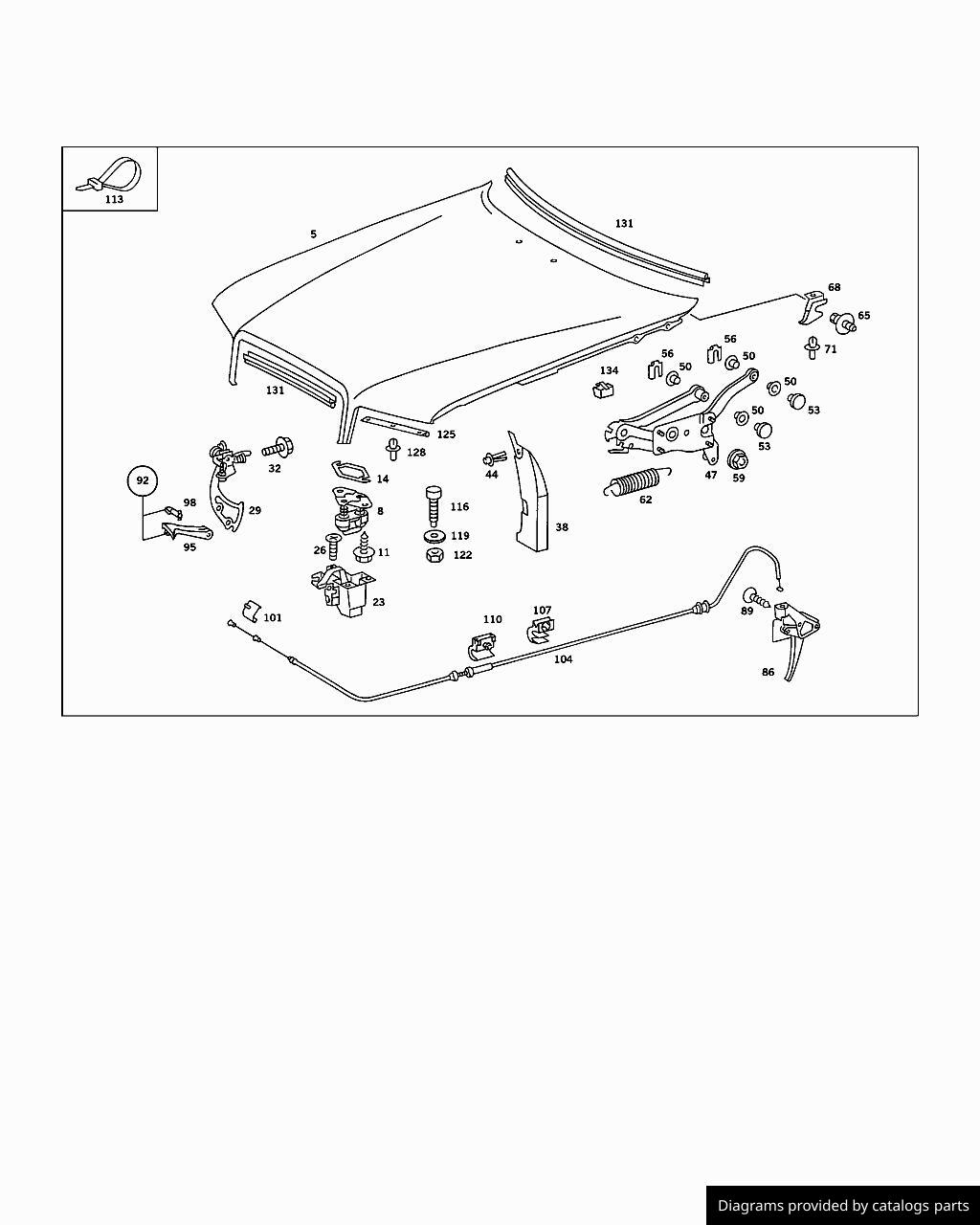 Car part diagram