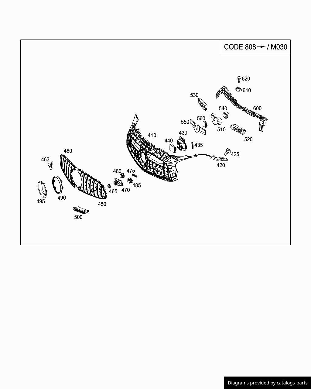 Car part diagram