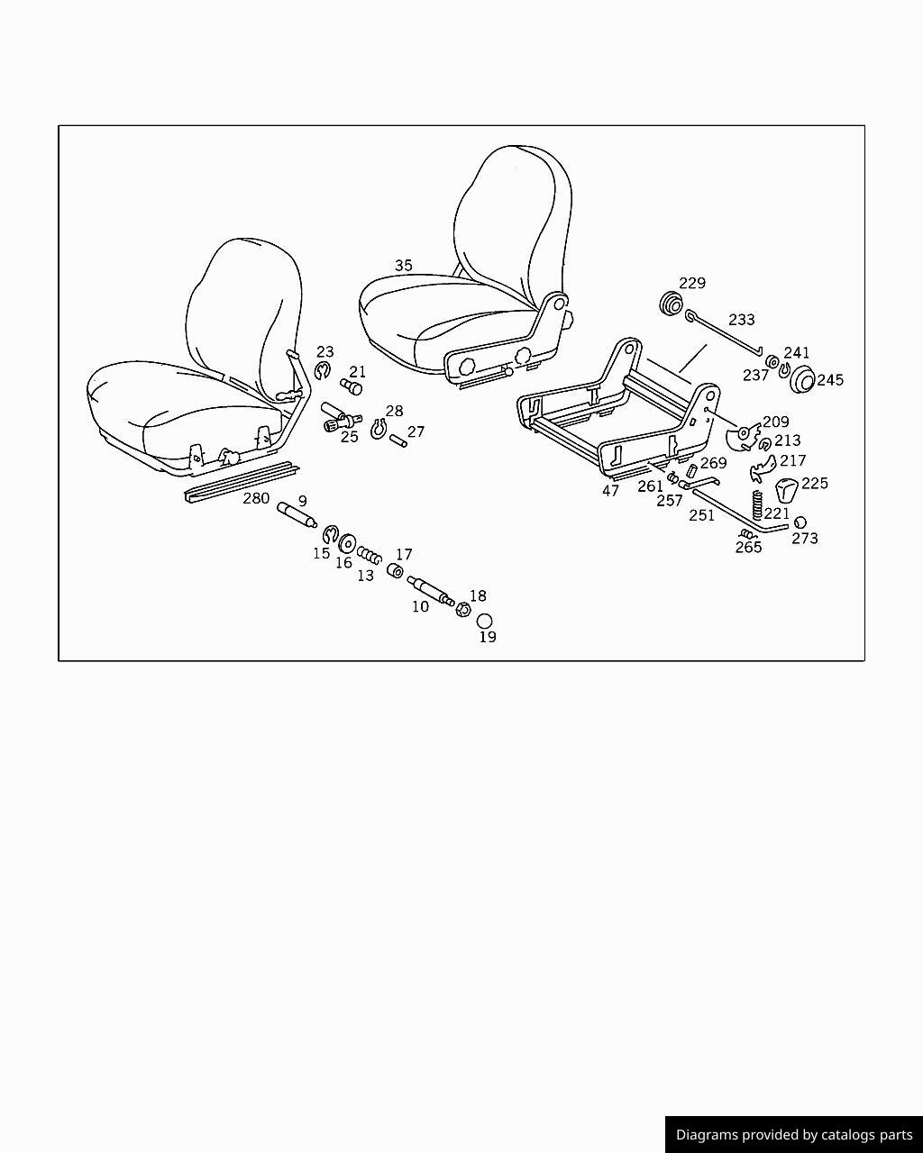 Car part diagram