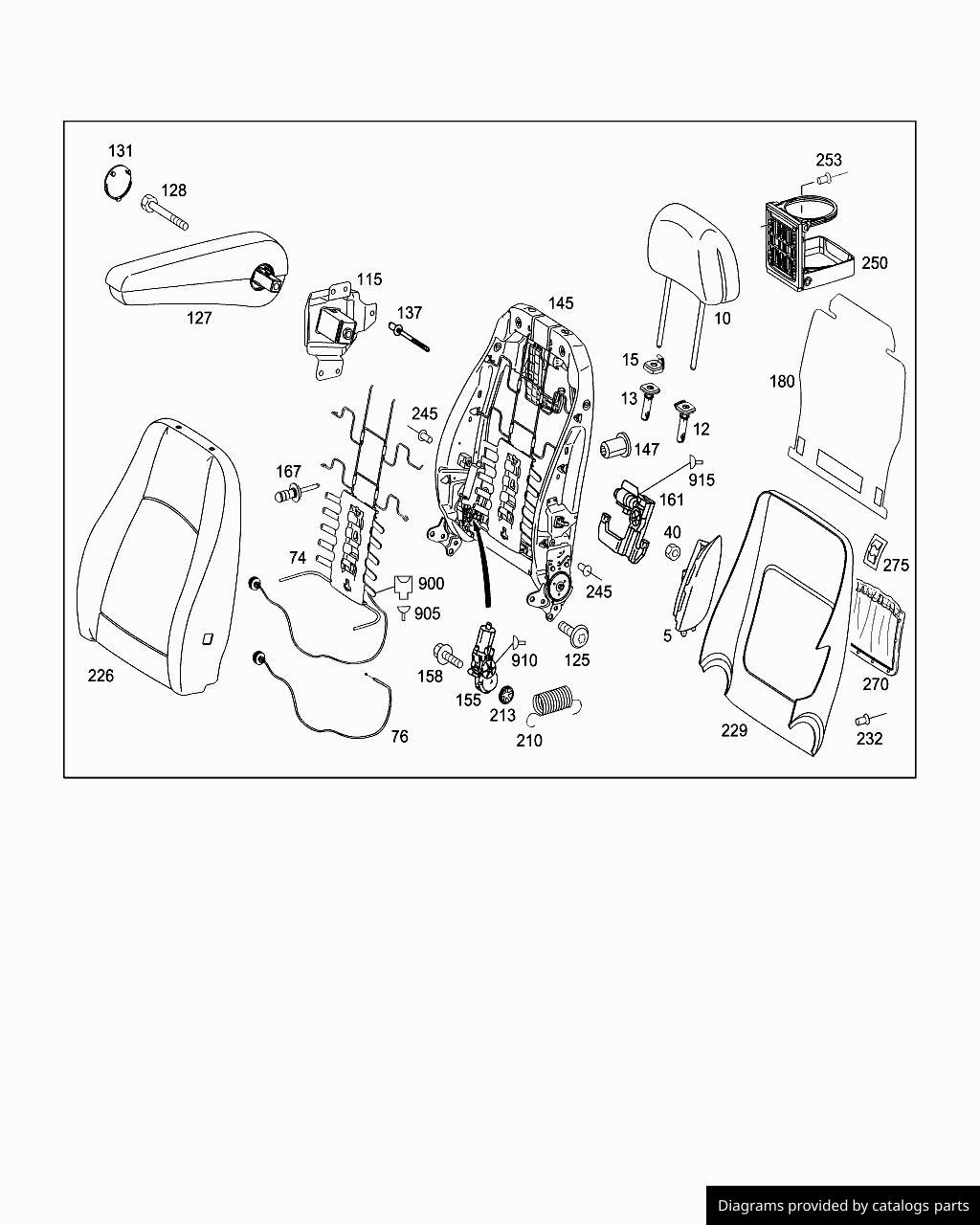 Car part diagram