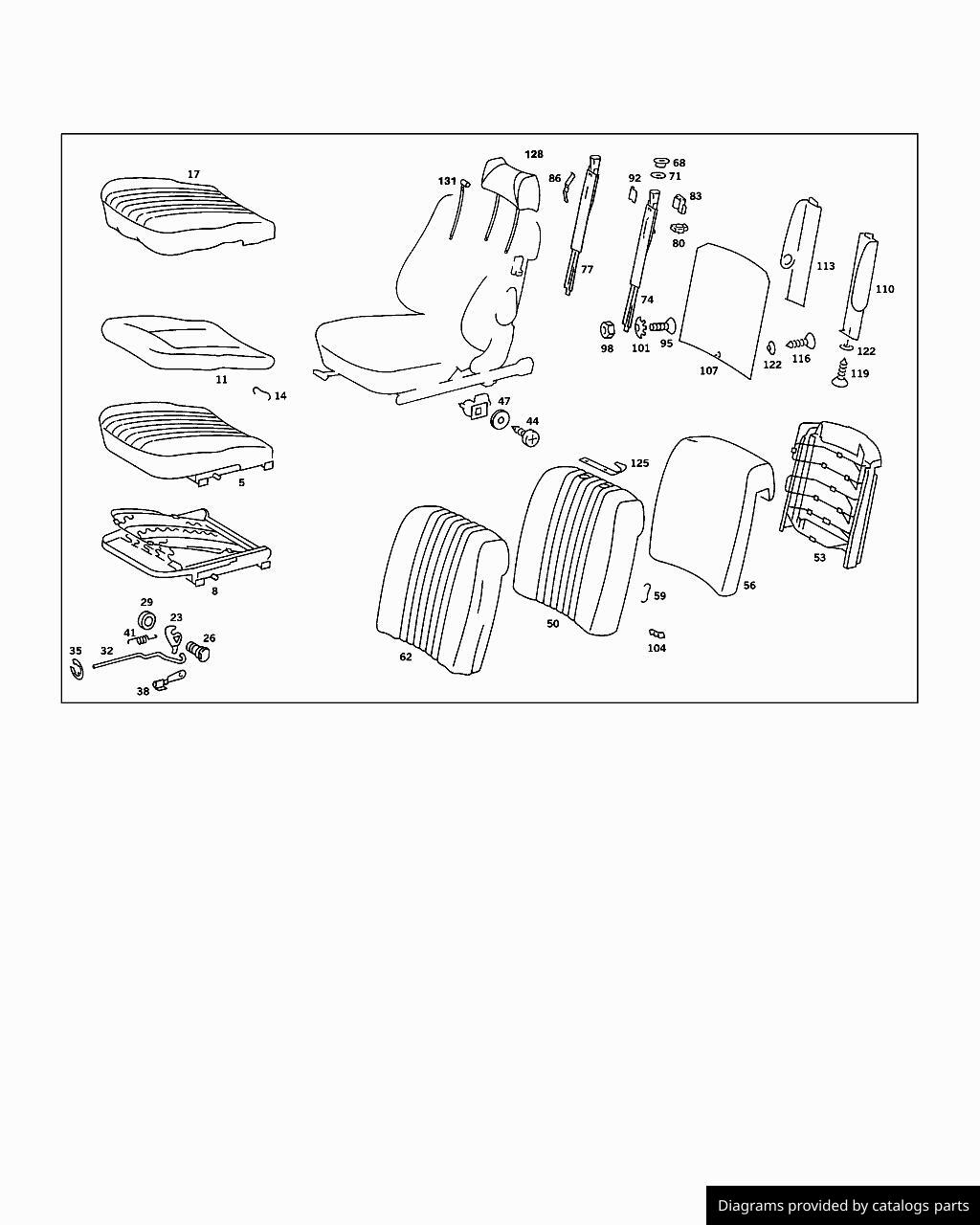 Car part diagram