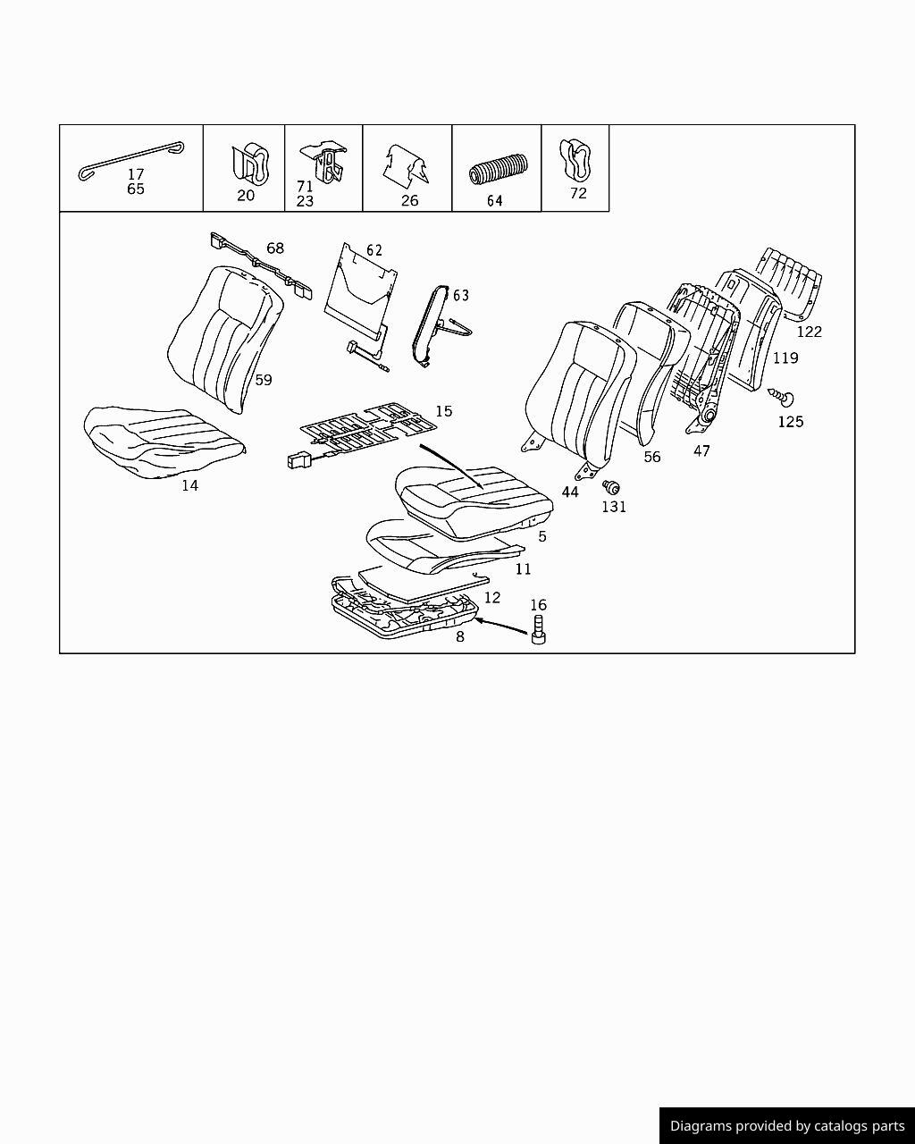 Car part diagram