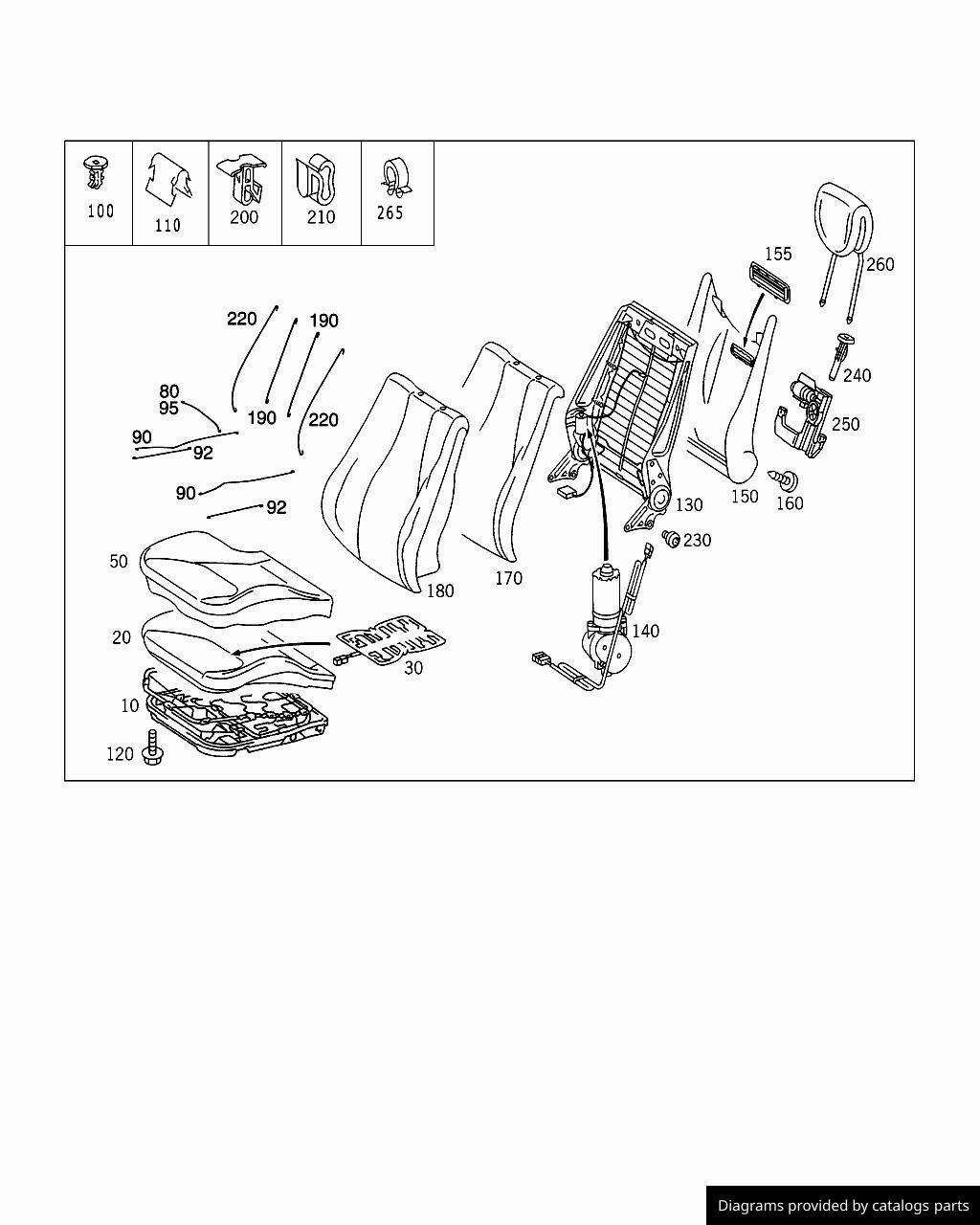 Car part diagram