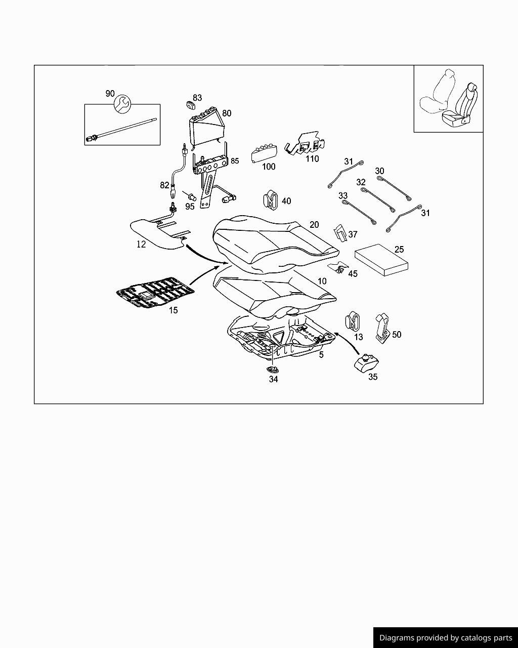 Car part diagram