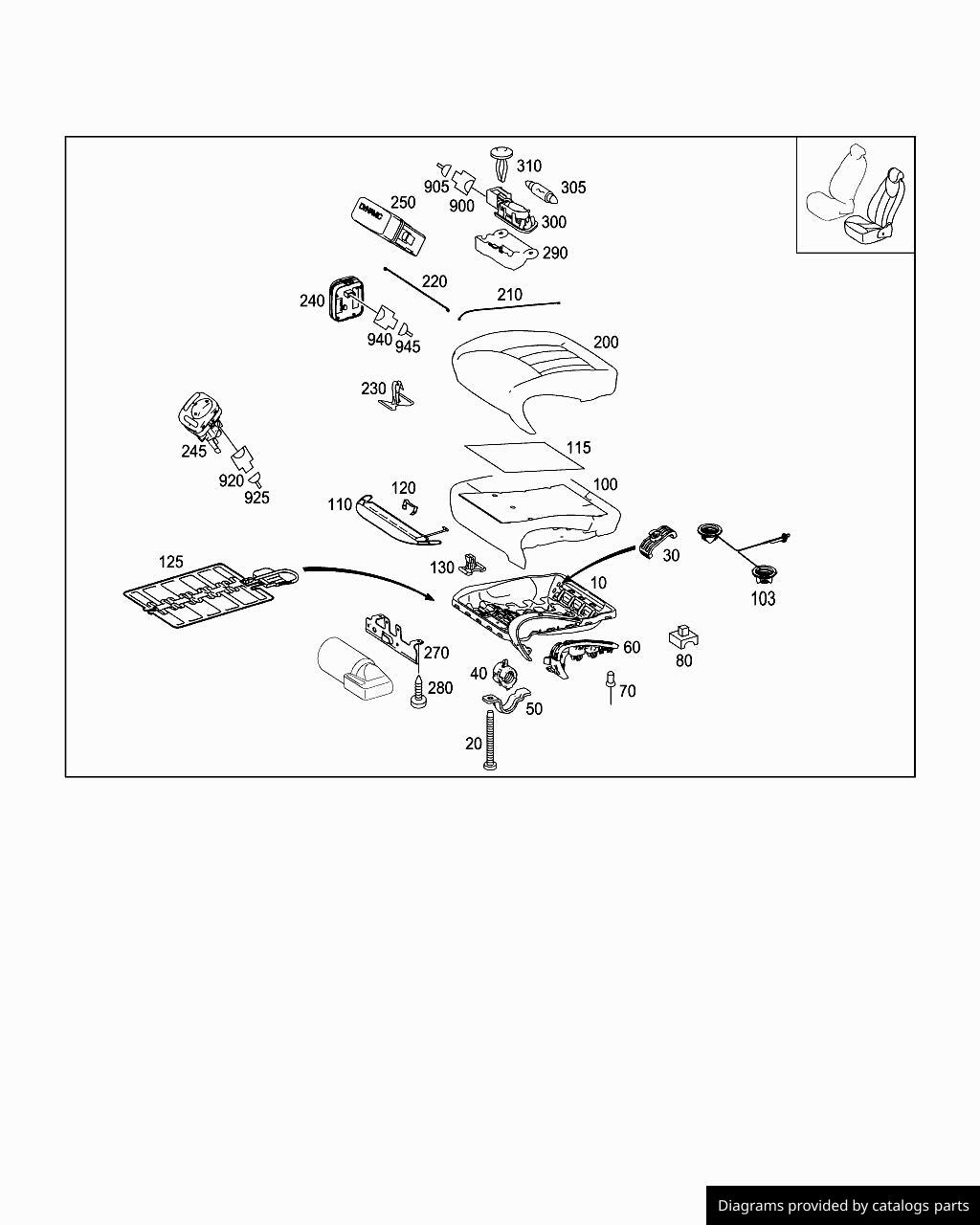 Car part diagram