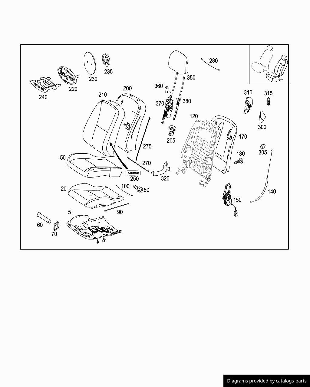 Car part diagram