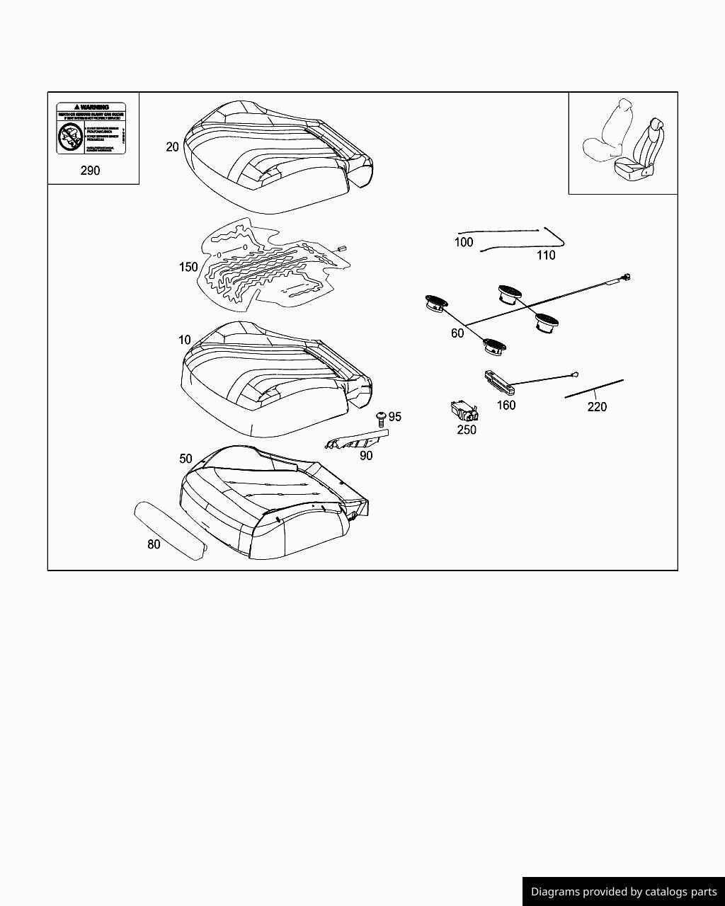 Car part diagram