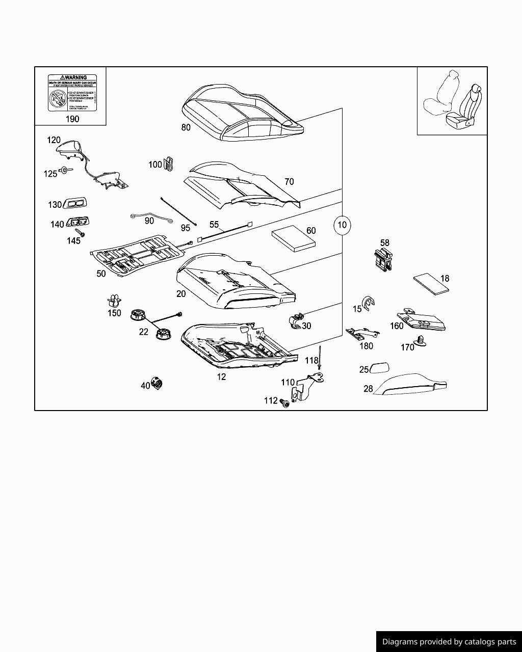 Car part diagram
