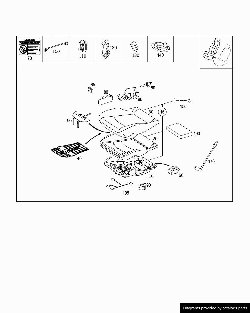 Car part diagram