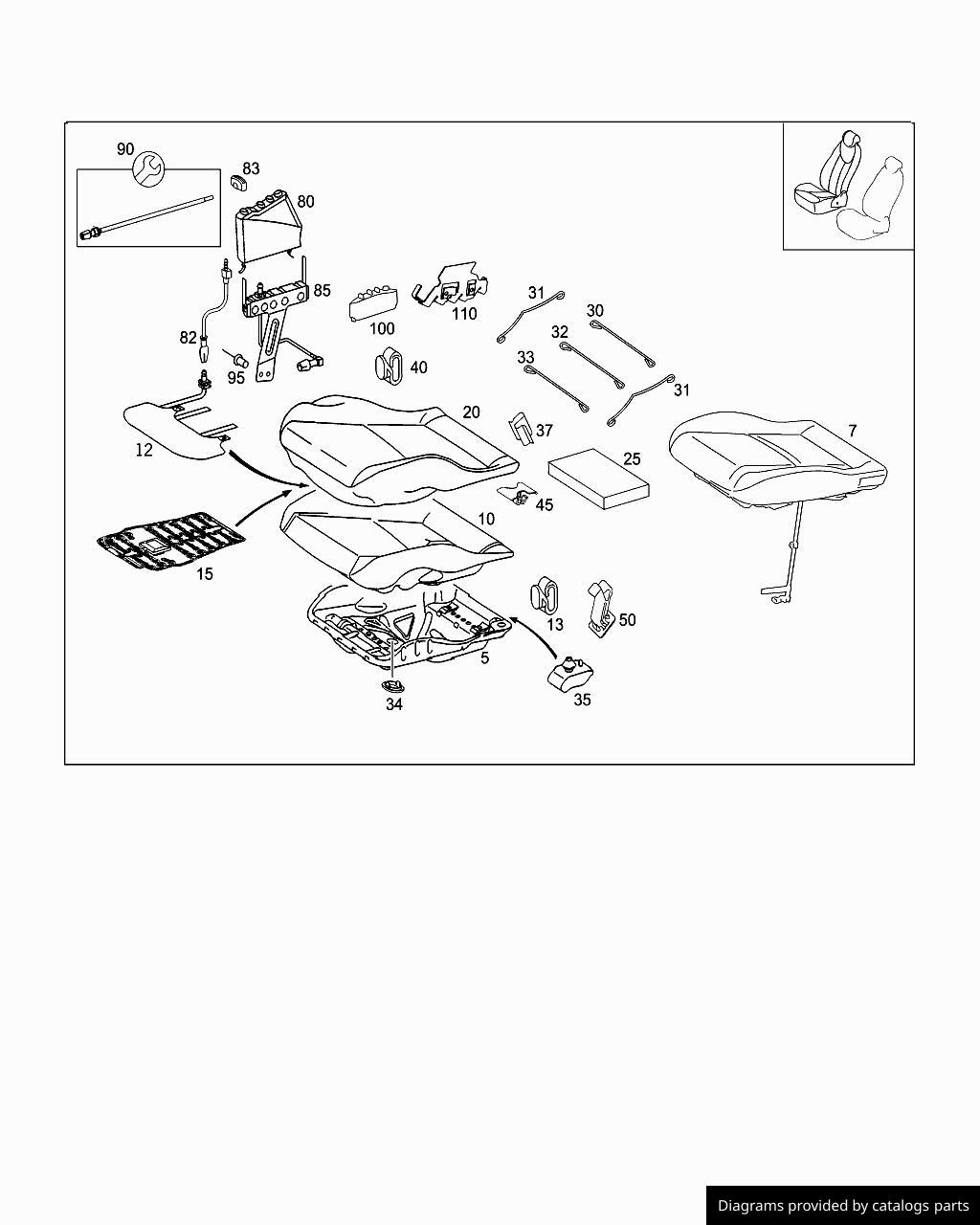 Car part diagram