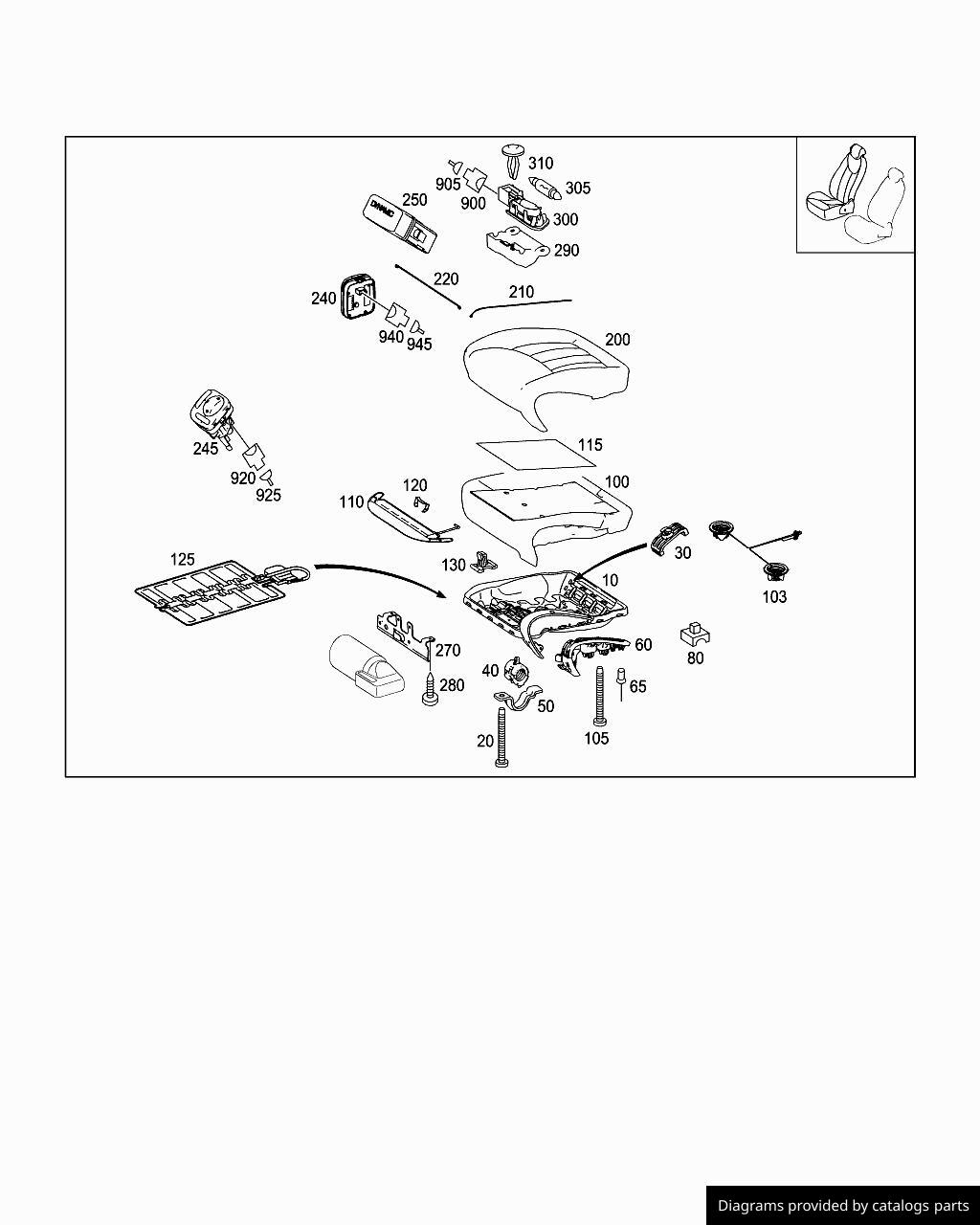 Car part diagram