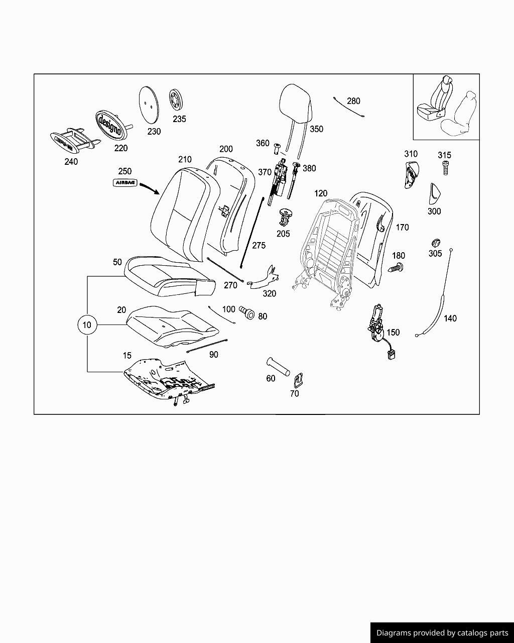 Car part diagram