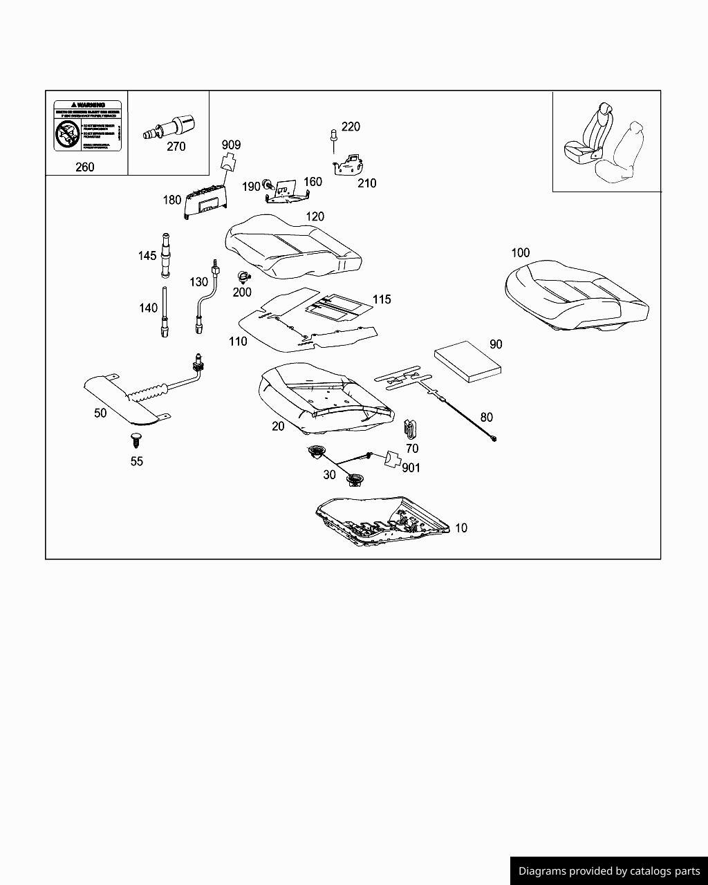 Car part diagram