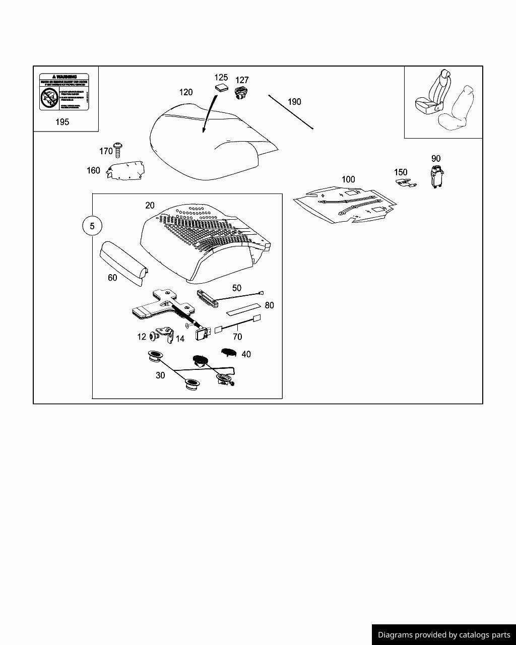 Car part diagram