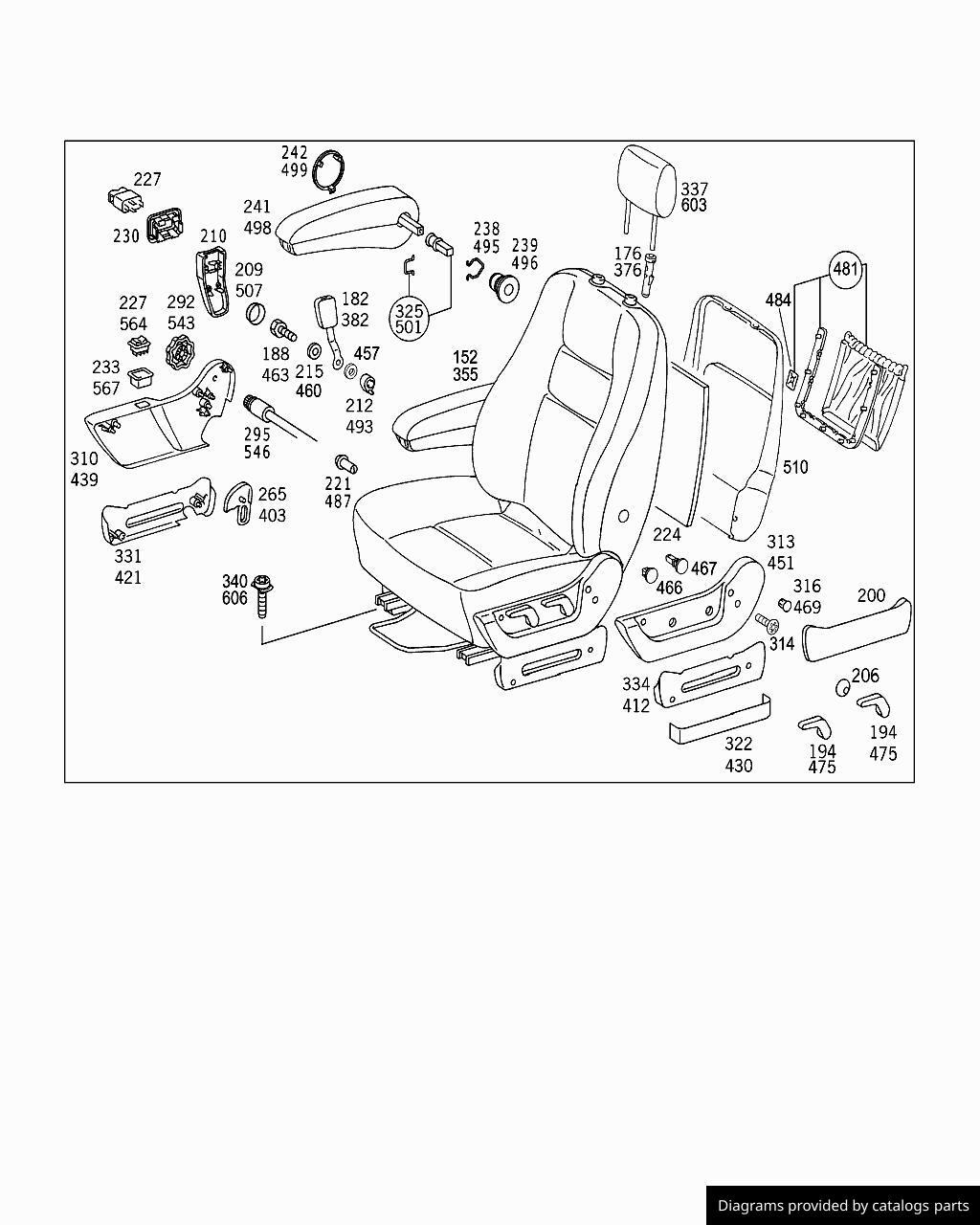 Car part diagram