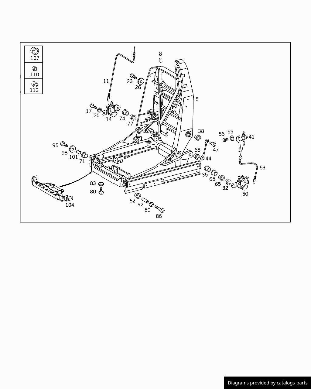 Car part diagram