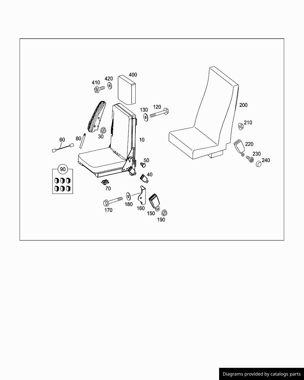 Car part diagram