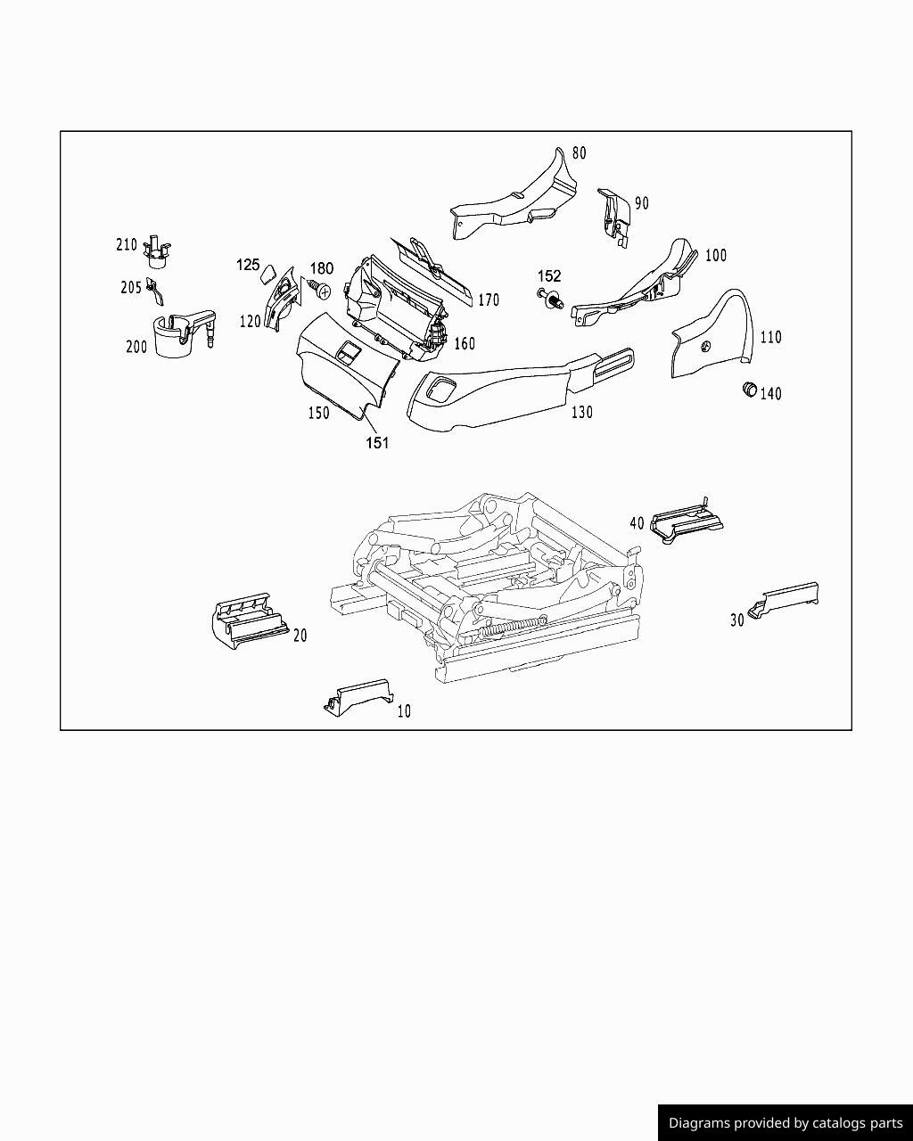 Mercedes Benz Bracket A2308460049 - LLLParts