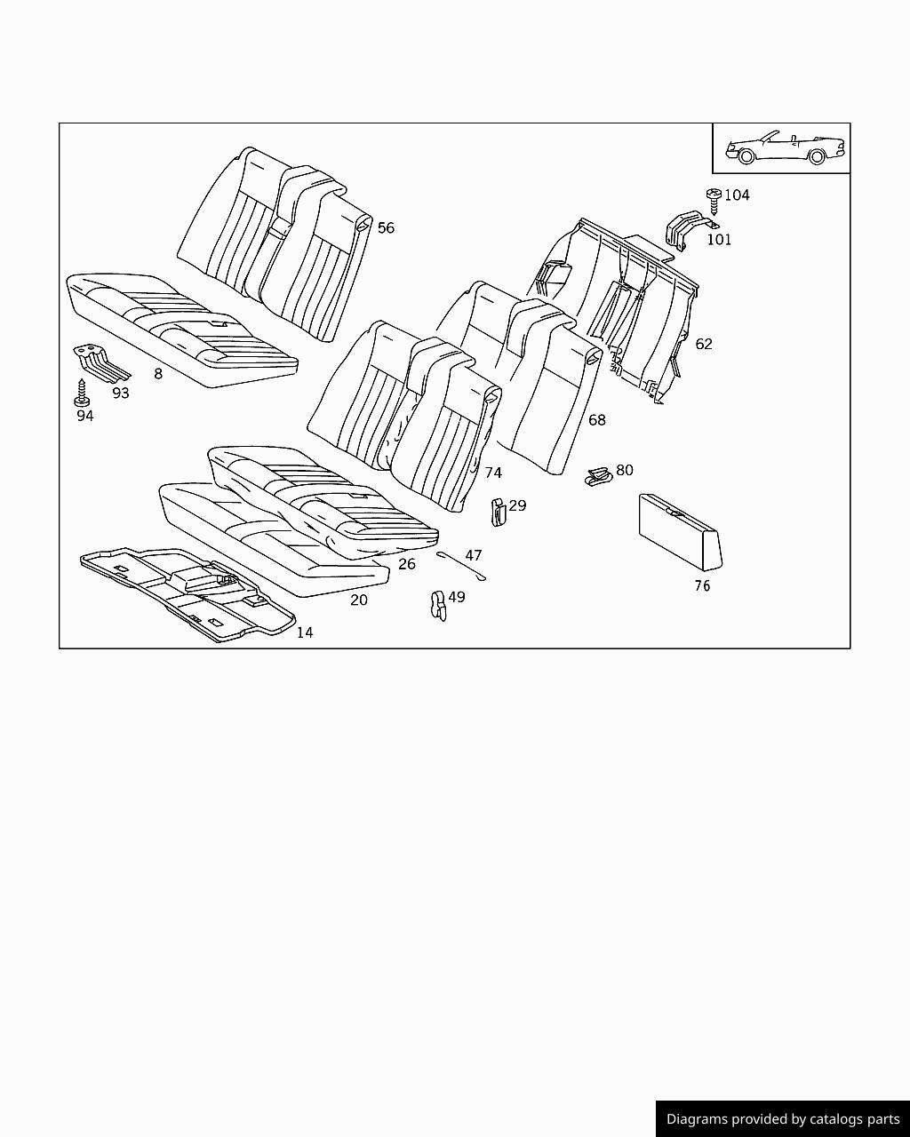 Car part diagram